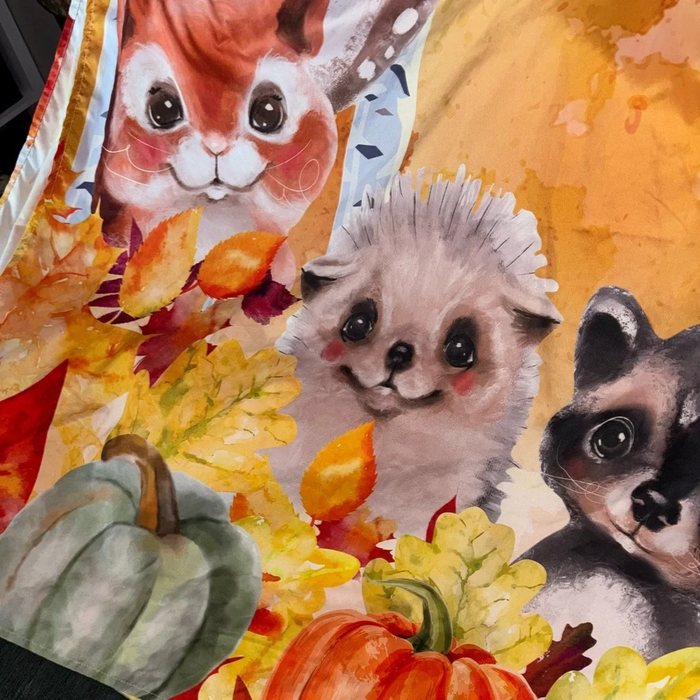 Fall Critter Curtains